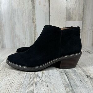 Sam Edelman PRYCE Black Suede Ankle Bootie #520